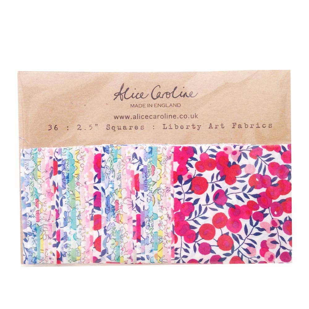 Liberty Tree Mini Patchwork Square Fabric Kits – Set of 36 Squares (ONLINE ORDER ONLY)