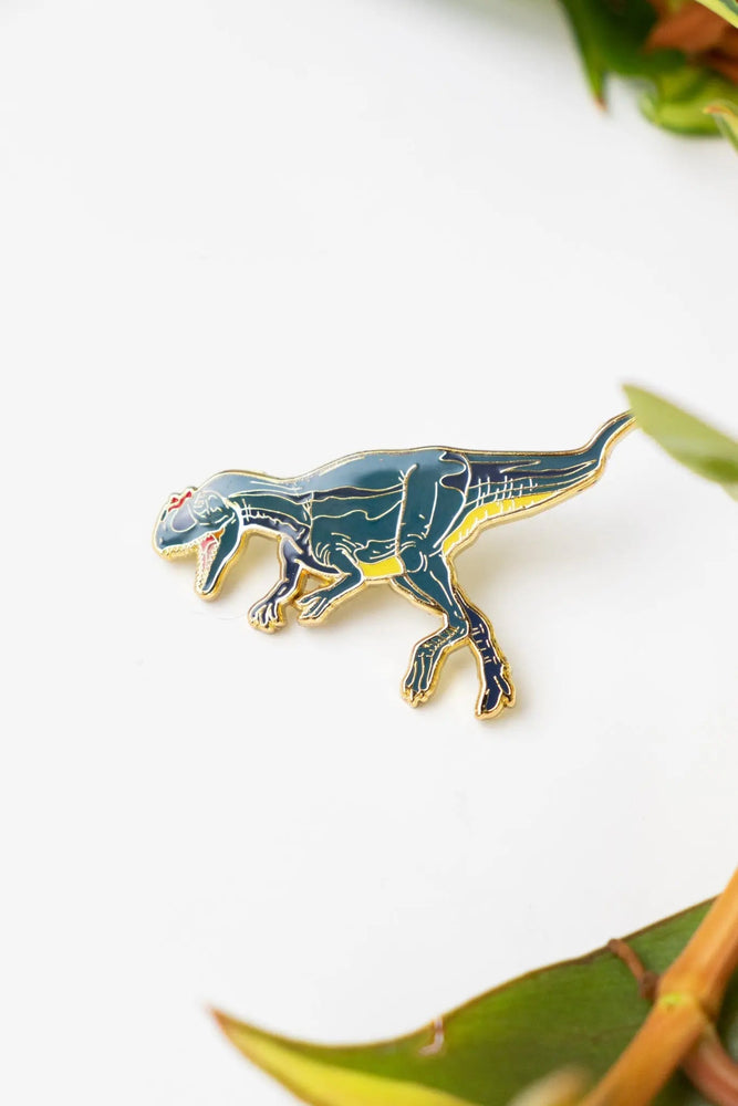 Allosaurus Enamel Pin (Allosaurus fragilis)