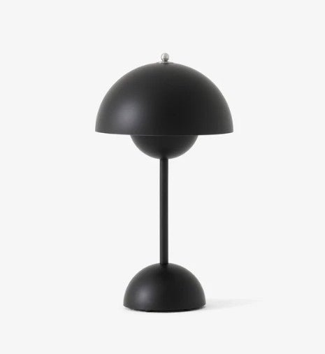 Ameico &Tradition - Flowerpot Portable Table Lamp VP9 Matte Black (Online Order Only)