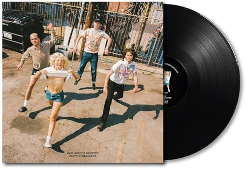 Amyl And The Sniffers - Cartoon Darkness [Cartoon Black Edition] [Explicit Content] (Poster) [Vinyl] (ONLINE ORDER ONLY)