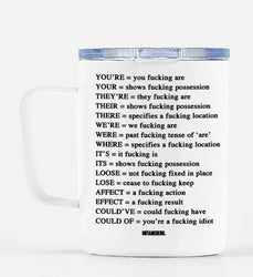 Angry Grammar Mugs