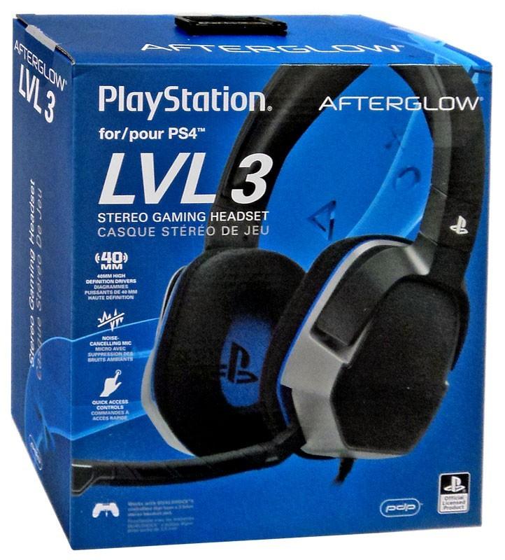 PDP Sony Afterglow LVL 3 Stereo Gaming Headset (Playstation 4) (Online Order Only)