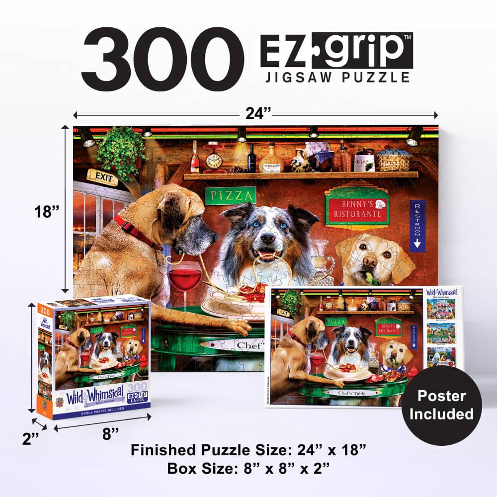 Wild & Whimsical - Benny's Ristorante 300 Piece EZ Grip Jigsaw Puzzle