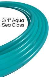 Aqua Seaglass 3/4" HDPE Hoops (ONLINE ORDER ONLY)