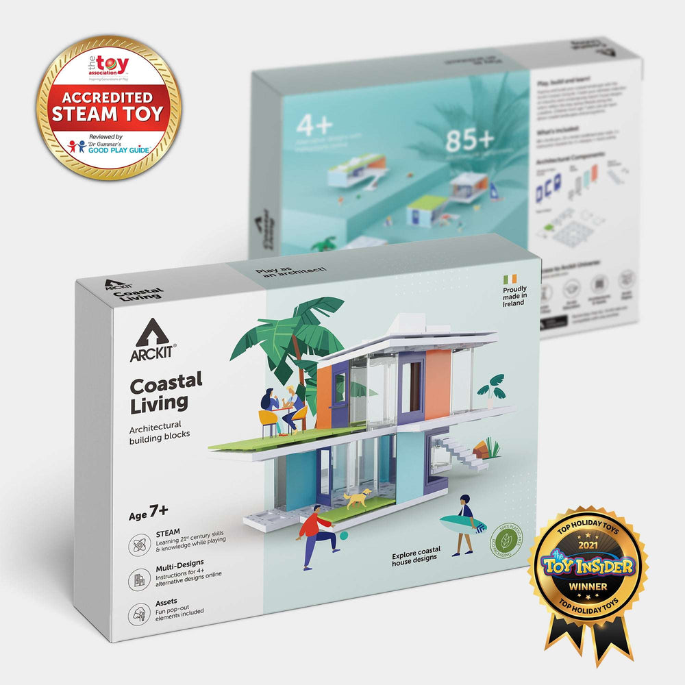Bundle kit with Arckit GO Eco and Coastal Living Architectural Model Kits (ONLINE ORDER ONLY)