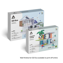 Bundle kit with Arckit GO Eco and Coastal Living Architectural Model Kits (ONLINE ORDER ONLY)