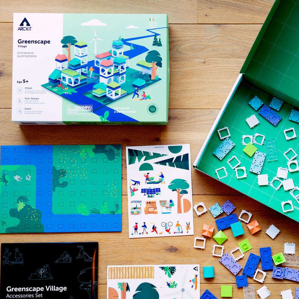 Bundle kit of 12 Arckit Greenscape Village Architectural Model Building Kits (ONLINE ORDER ONLY)