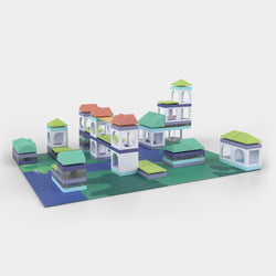 Bundle kit of 12 Arckit Greenscape Village Architectural Model Building Kits (ONLINE ORDER ONLY)