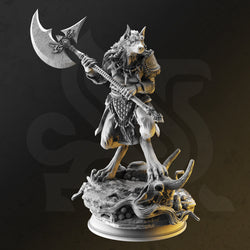Ariana Grey, the Wolf Queen (Female Werewolf Barbarian) (Online Only)