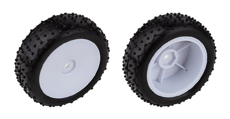 Team Associated Reflex 14 Mini Pin Tires on Narrow Wheels White (ONLINE ORDER ONLY)