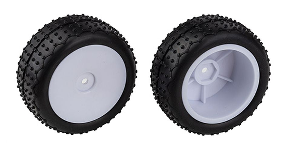 Team Associated Reflex 14 Mini Pin Tires on Wide Wheels White (ONLINE ORDER ONLY)