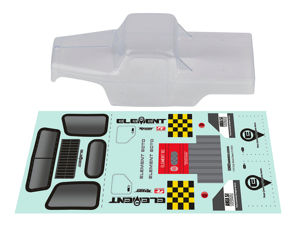 Team Associated Enduro24 Ecto Body Clear (ONLINE ORDER ONLY)