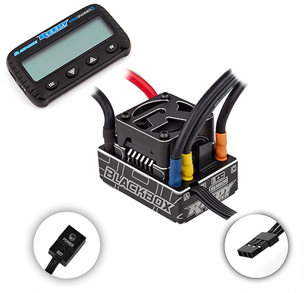 Team Associated Reedy Blackbox 880R Competition 1/8 Brushless ESC with Programmer2