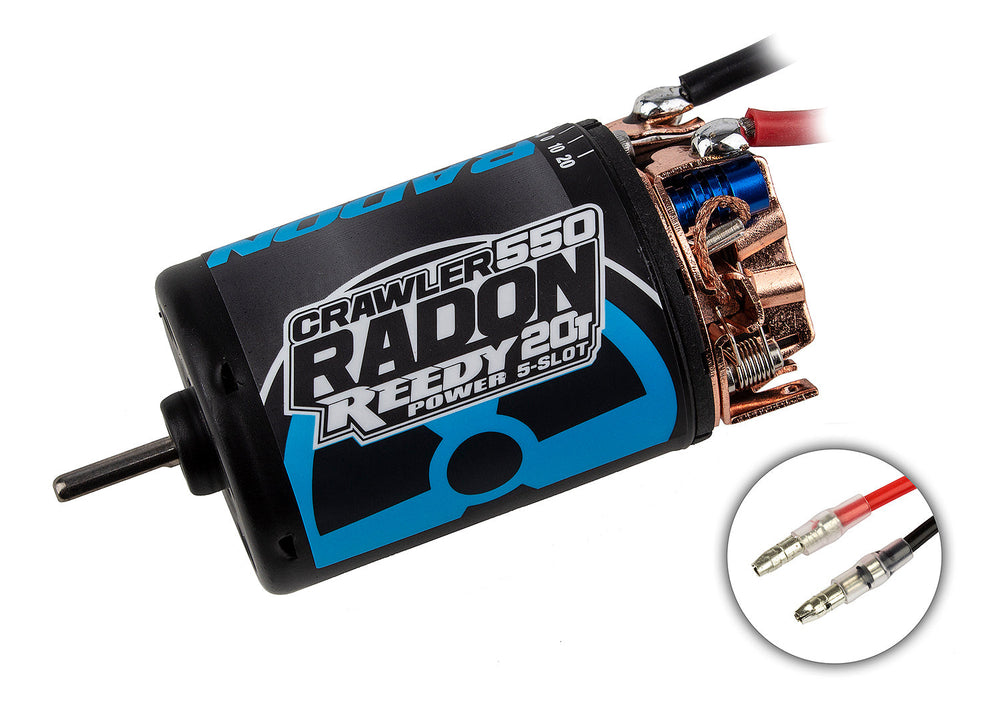 Team Associated Reedy Radon 2 Crawler 550 20T 5-Slot 1100V Brushed Motor (ONLINE ORDER ONLY)