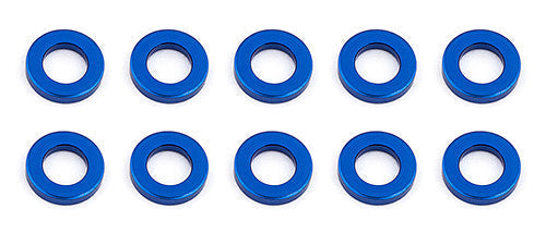 Team Associated Ballstud Washers 5.5 x 1.0mm Blue Aluminum (10) (ONLINE ORDER ONLY)