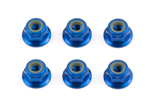 Team Associated M4 Aluminum Flange Locknut (ONLINE ORDER ONLY)