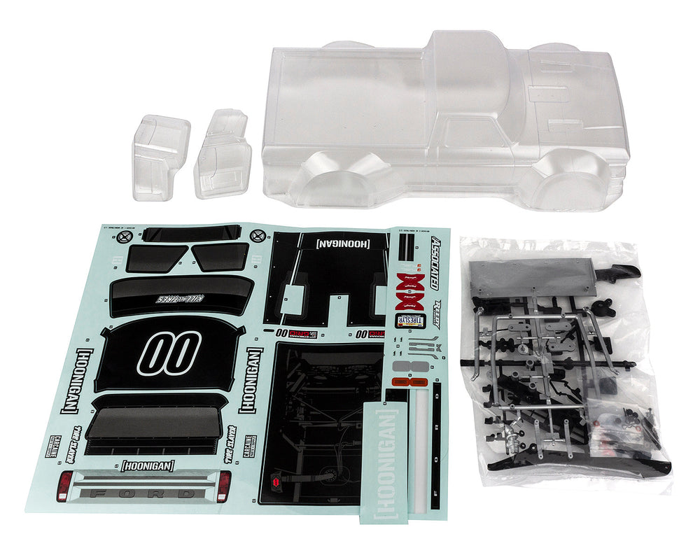 Team Associated Hoonitruck Body Set Clear (ONLINE ORDER ONLY)