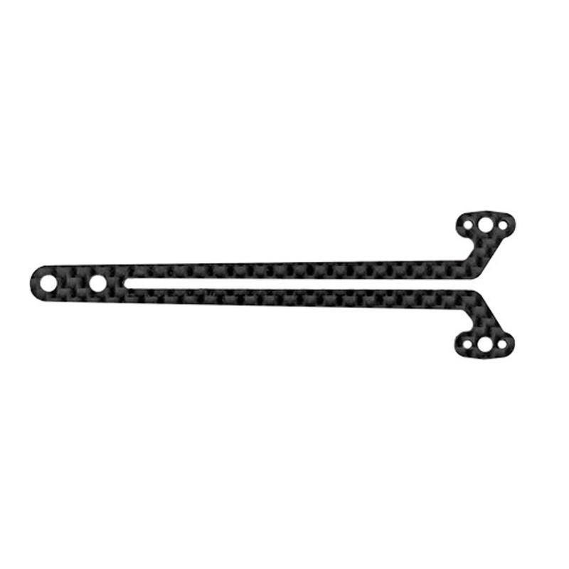 Team Associated RC10TC8 Carbon Fiber Flex Top Deck, 2.5mm 32008 (ONLINE ORDER ONLY)