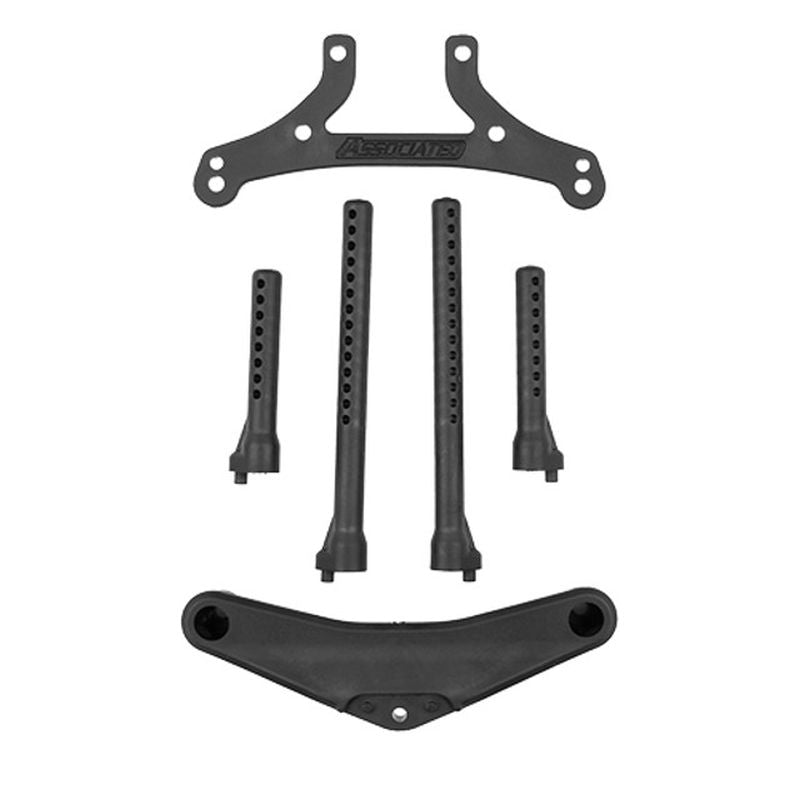 Team Associated RC10TC8 Front Bumper and Body Post Set