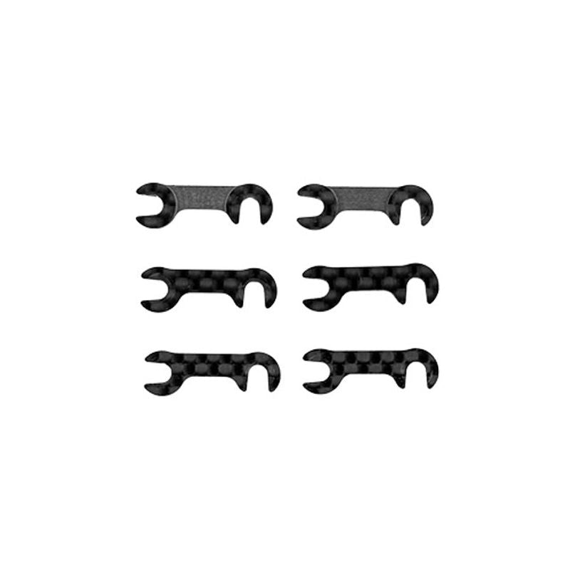 Team Associated RC10TC8 Factory Team Carbon Fiber Roll-Center Spacer Set