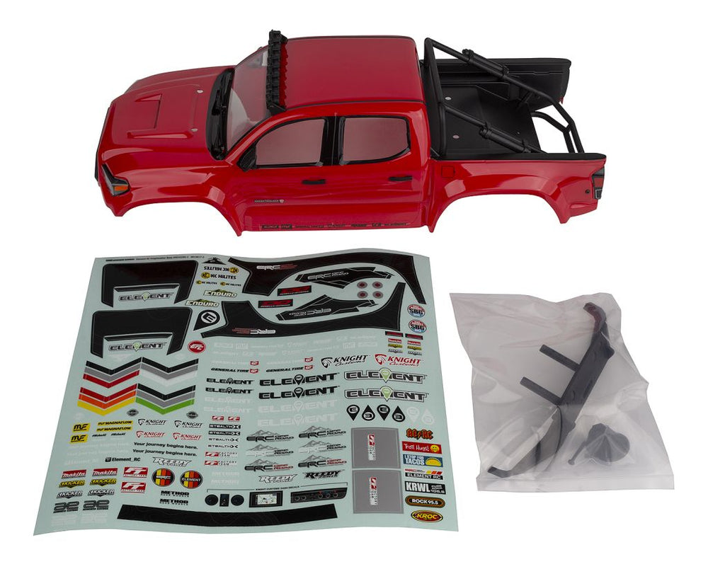 Team Associated Element RC Enduro Knightwalker Pre-Painted Body Set (Red) 42276 (ONLINE ORDER ONLY)