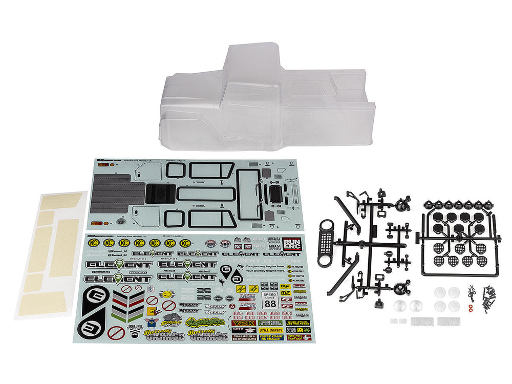 Team Associated Enduro Zuul Body Set, Clear 42355 (ONLINE ORDER ONLY)