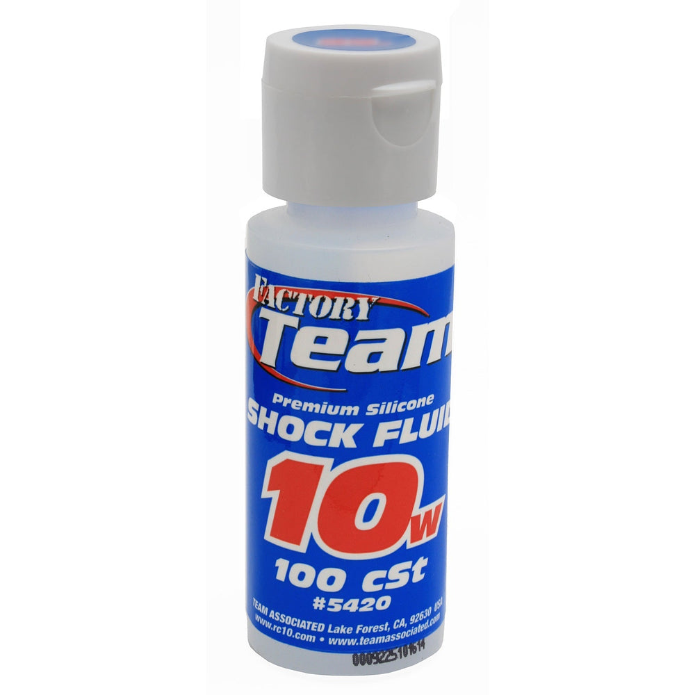 Team Associated 10 Weight Silicone Shock Oil 2oz RC Suspension Fluid