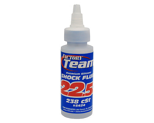 Team Associated 22.5 Weight Silicone Shock Oil 2oz RC Suspension Fluid