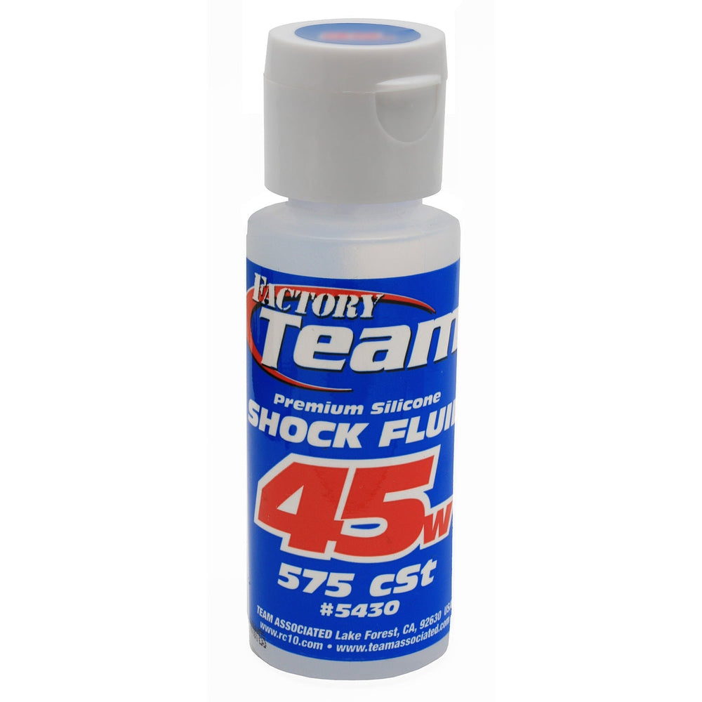 Team Associated 45 Weight Silicone Shock Oil 2oz RC Suspension Fluid