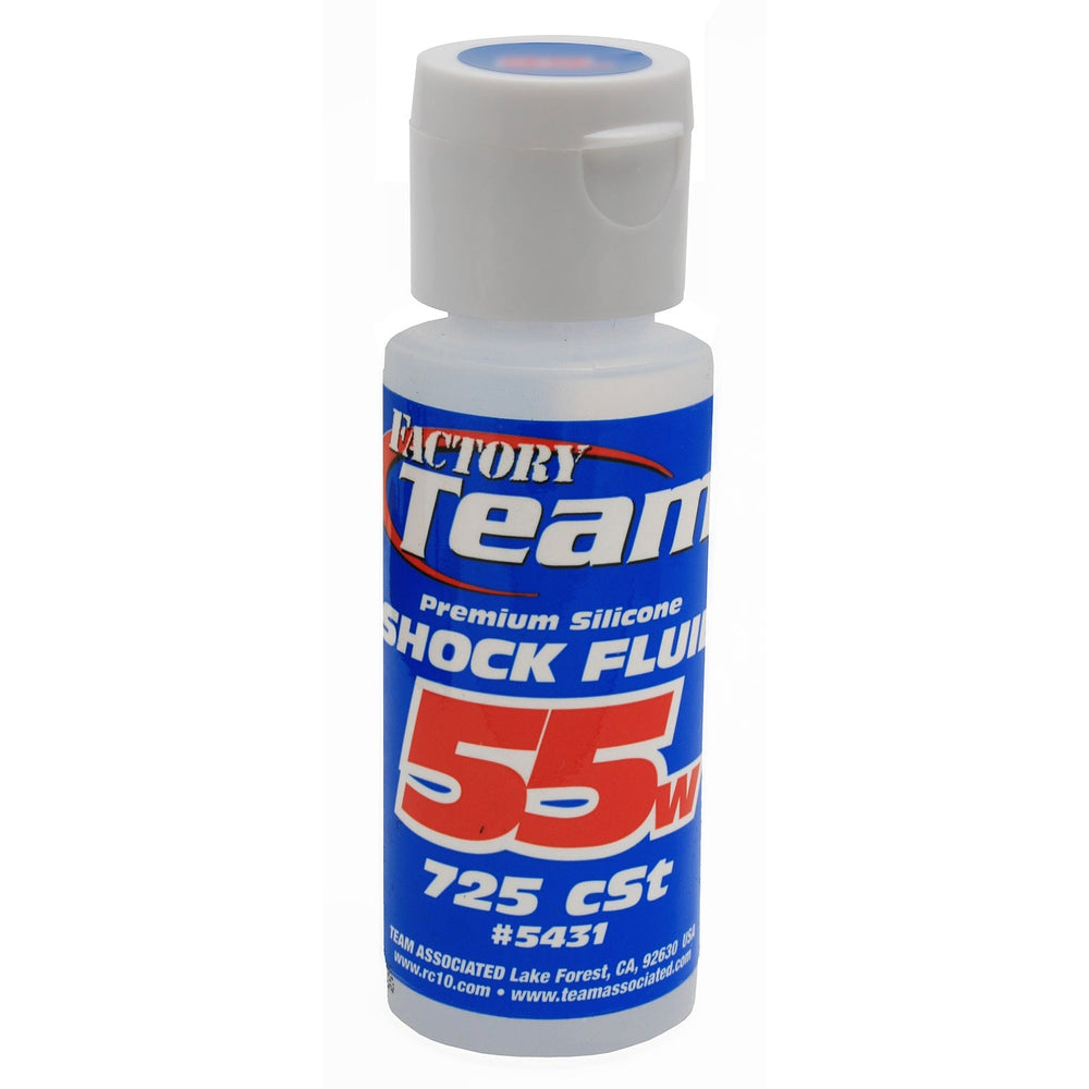 Team Associated 55 Weight Silicone Shock Oil 2oz RC Suspension Fluid