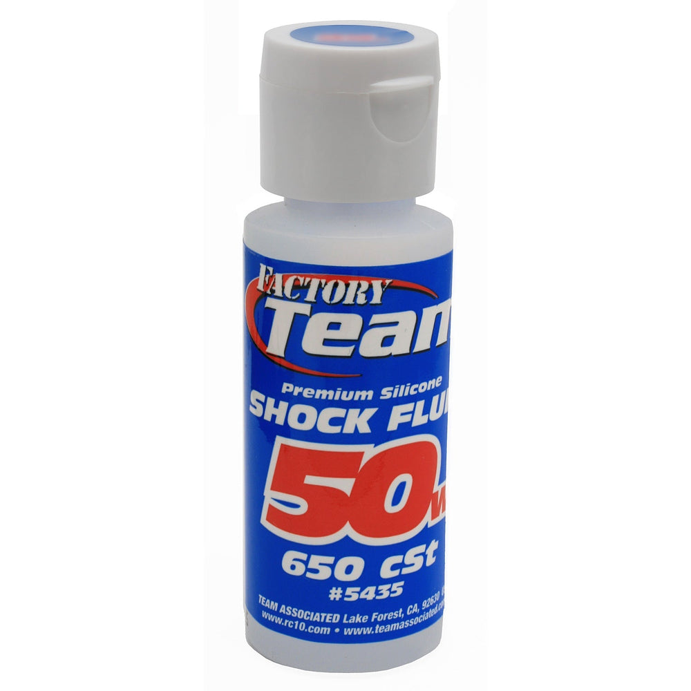Team Associated 50 Weight Silicone Shock Oil 2oz RC Suspension Fluid