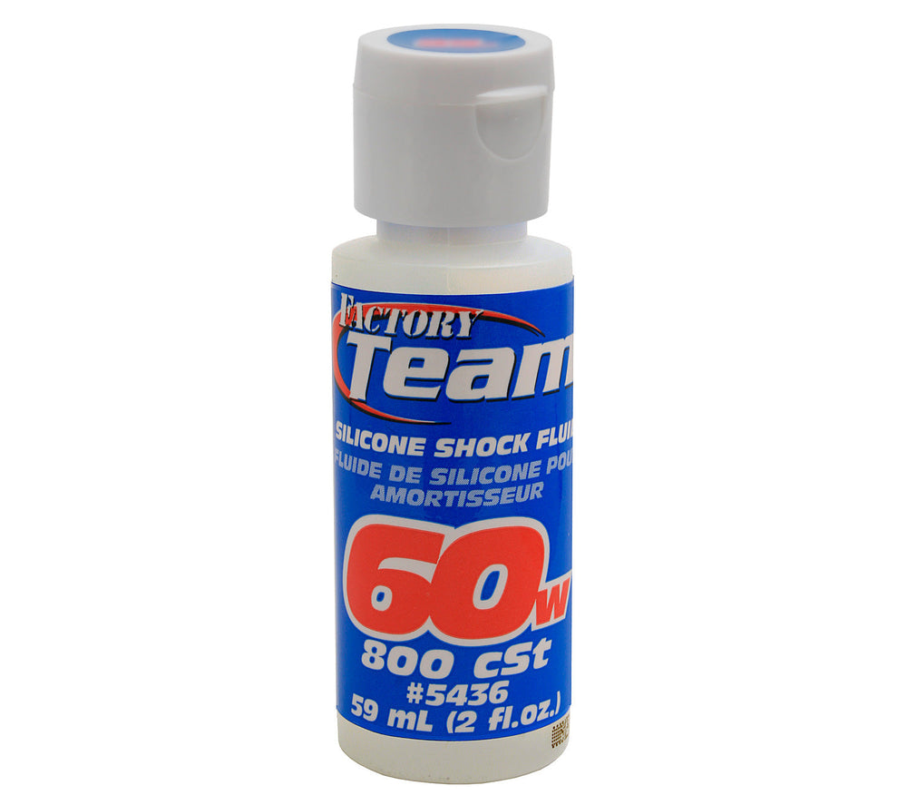 Team Associated 60 Weight Silicone Shock Oil 2oz RC Suspension Fluid