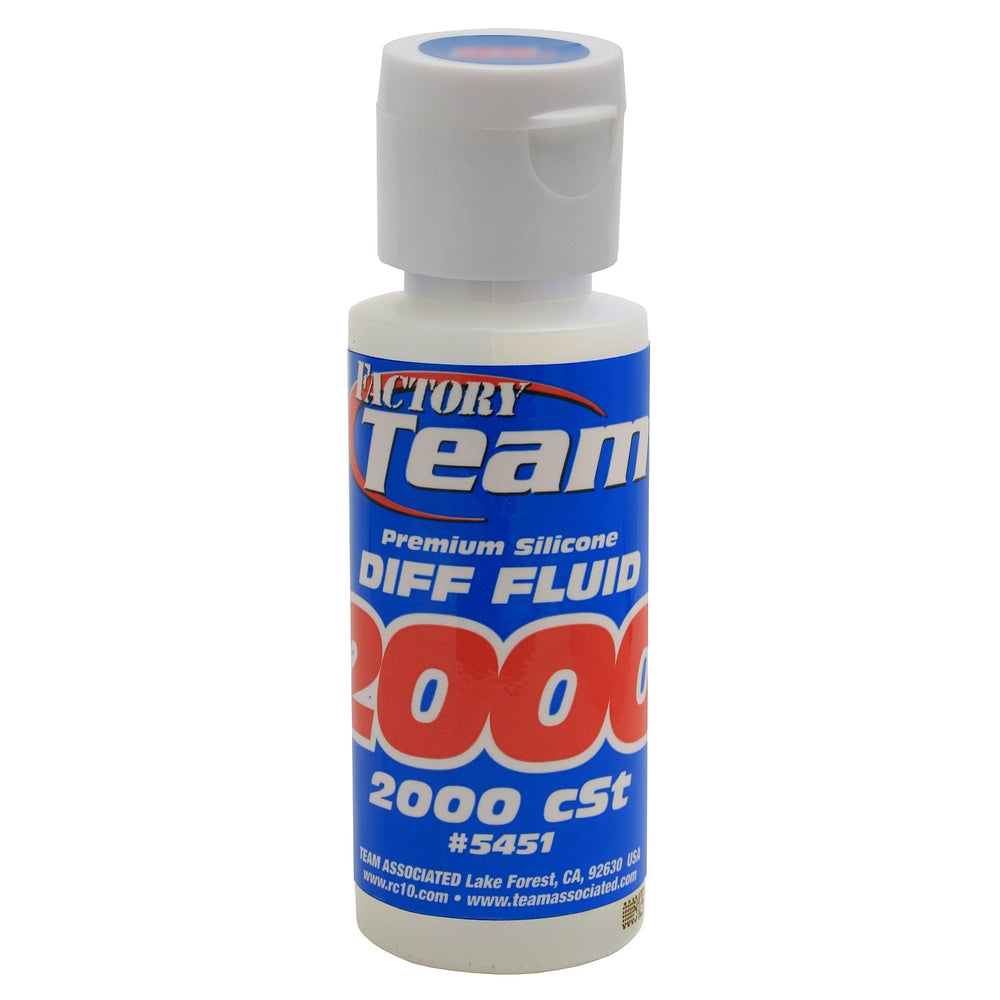 Team Associated Silicone Differential Fluid 2000cSt 2oz for Gear Diffs