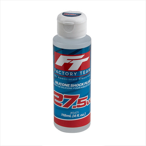 Team Associated 27.5Wt Silicone Shock Oil 4oz Bottle (313 cSt) (ONLINE ORDER ONLY)