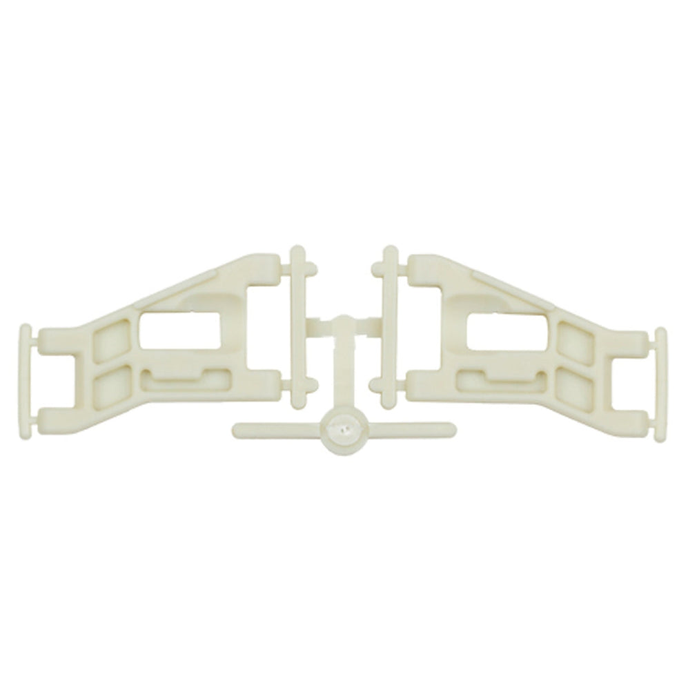 Team Associated RC10 Front Wide Suspension Arms, White 6204 (ONLINE ORDER ONLY)