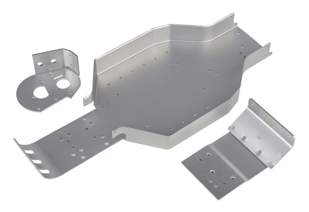 Team Associated RC10CC Chassis, Nose Plate, Motor Mount, Silver 6311 (ONLINE ORDER ONLY)