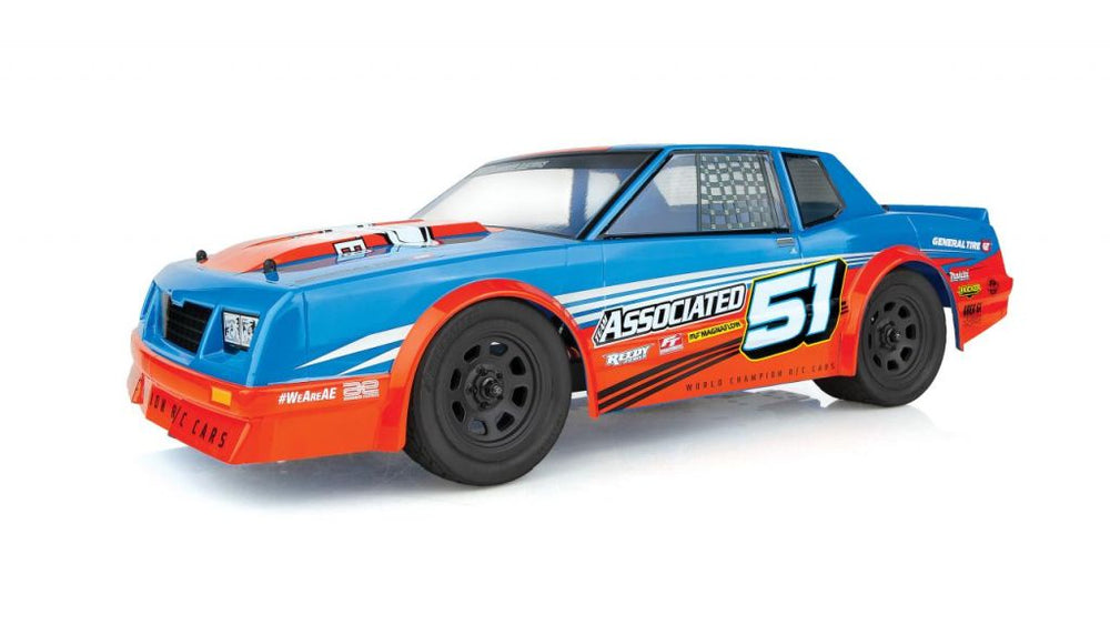 Team Associated SR10M RTR Electric Brushless 2WD Dirt Oval Car Combo (Blue) 2.4GHz Flysky FS-G4P Radio (ONLINE ORDER ONLY)