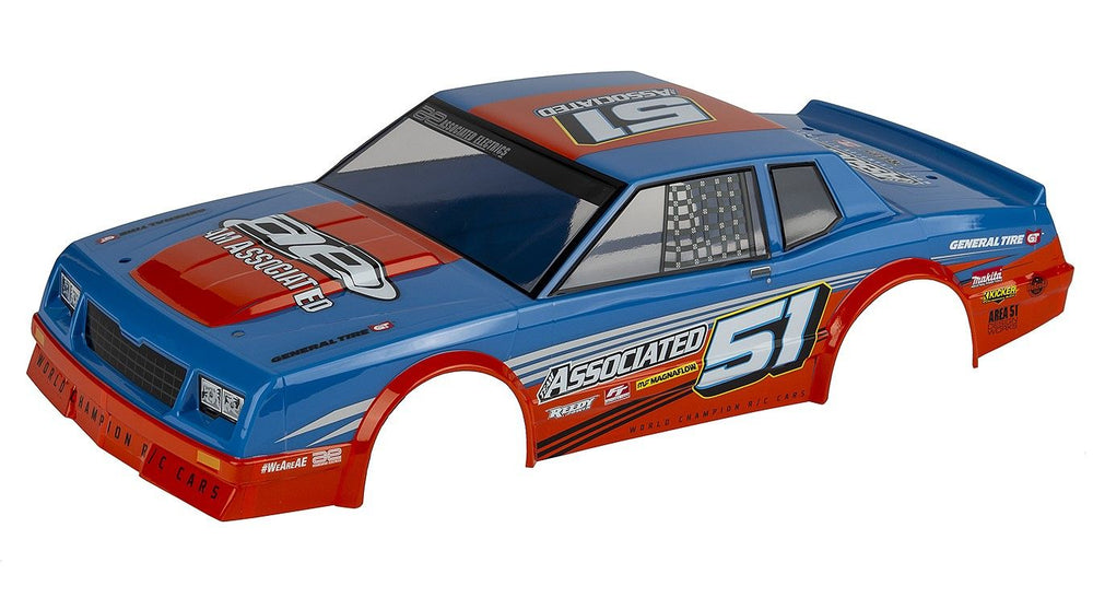 Team Associated SR10M Street Stock Body Blue 71055 (ONLINE ORDER ONLY)