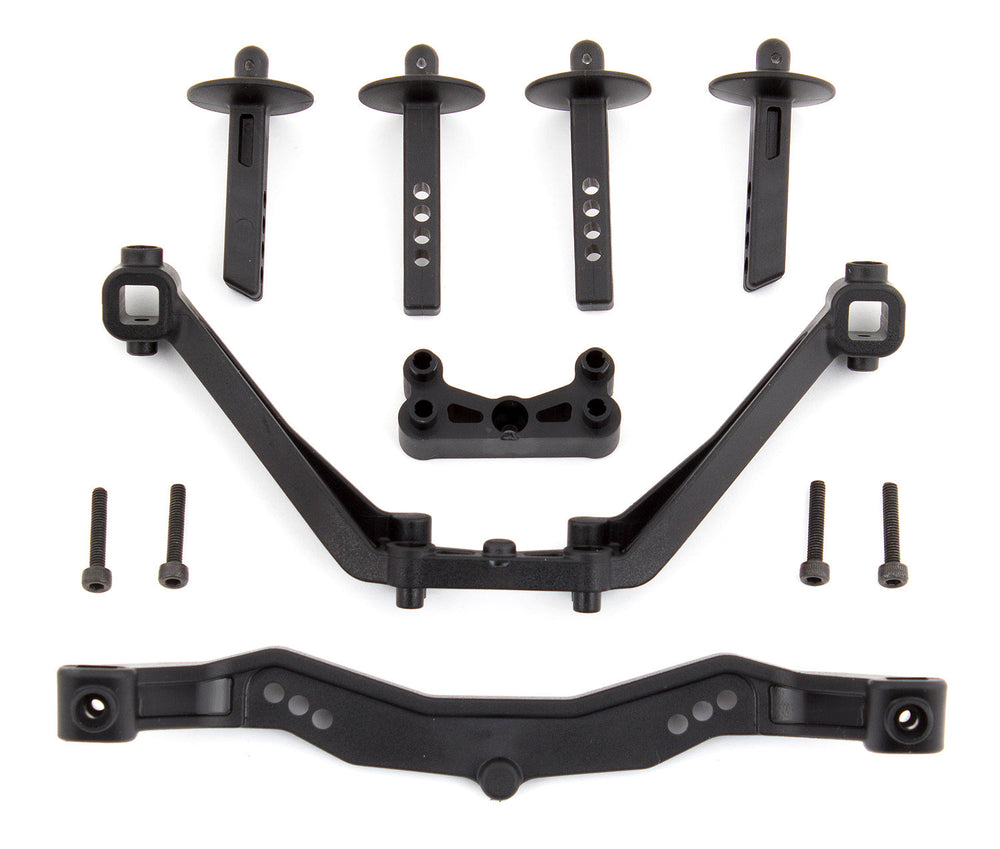 Team Associated SC6.1 Body Mounts Front and Rear for SC6.1 (ONLINE ORDER ONLY)