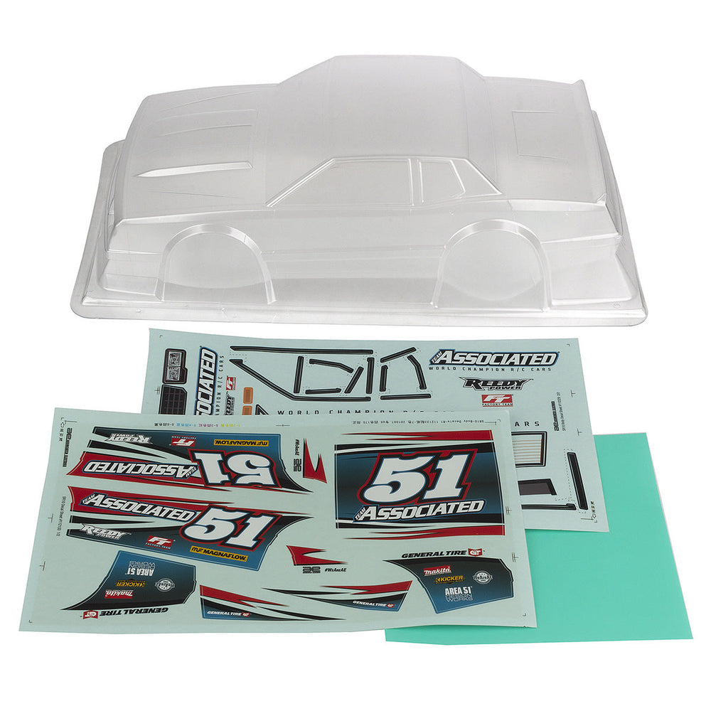 Team Associated SR10 Street Stock Body Clear (ONLINE ORDER ONLY)