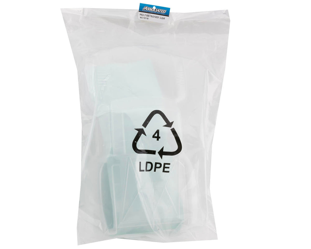 Team Associated Pro2 LT10SW Truck Body (Clear) (ONLINE ORDER ONLY)