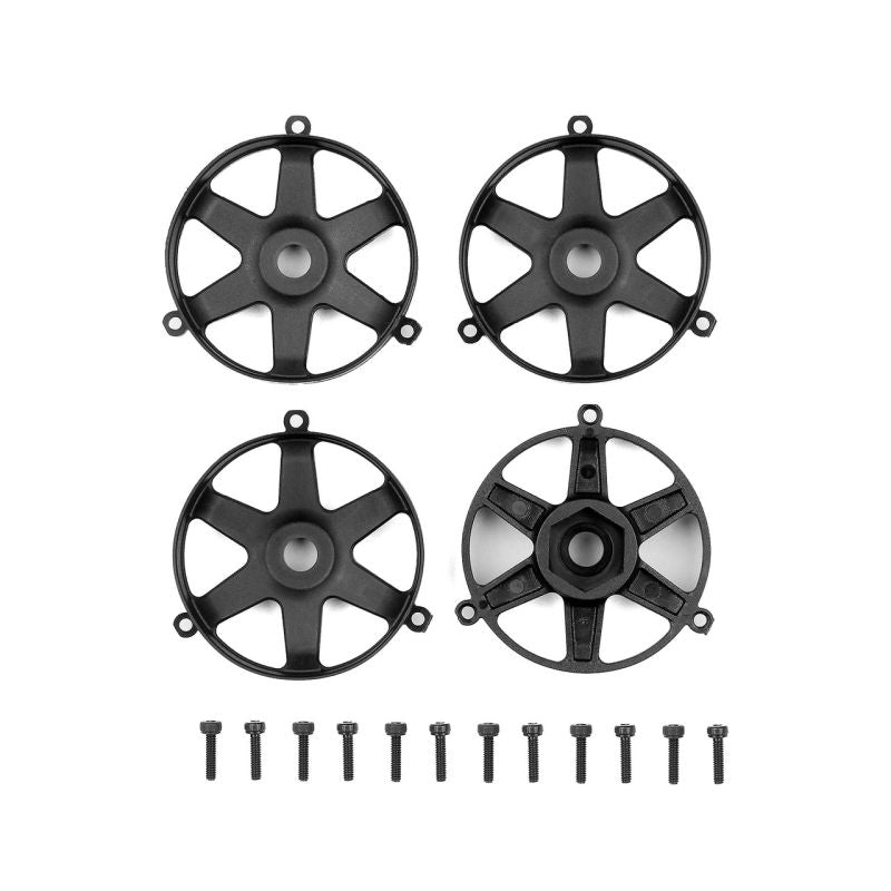 Team Associated DC10 FT Adjustable Wheel Face Plate, Black 72246 (ONLINE ORDER ONLY)