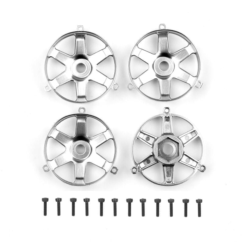 Team Associated DC10 FT Adjustable Wheel Face Plate, Silver 72247 (ONLINE ORDER ONLY)