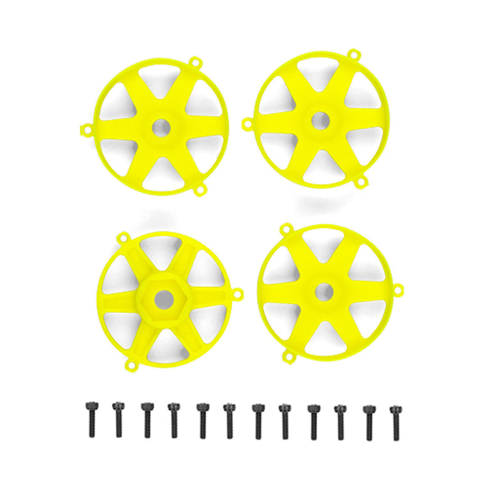 Team Associated DC10 FT Adjustable Wheel Face Plate, Fluorescent Yellow 72270 (ONLINE ORDER ONLY)