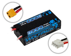 Reedy WolfPack 3S Hard Case Shorty 30C LiPo Battery 11.1V/3000mAh XT60 Connector (ONLINE ORDER ONLY)