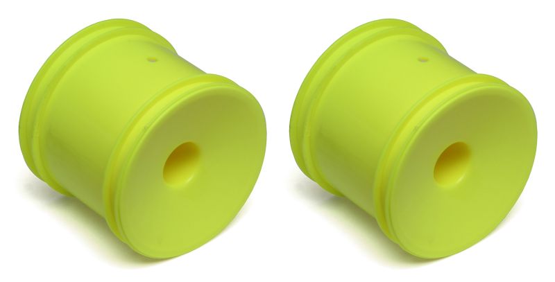 Team Associated Truck Hex Wheels Yellow - Stadium Truck Racing Wheels