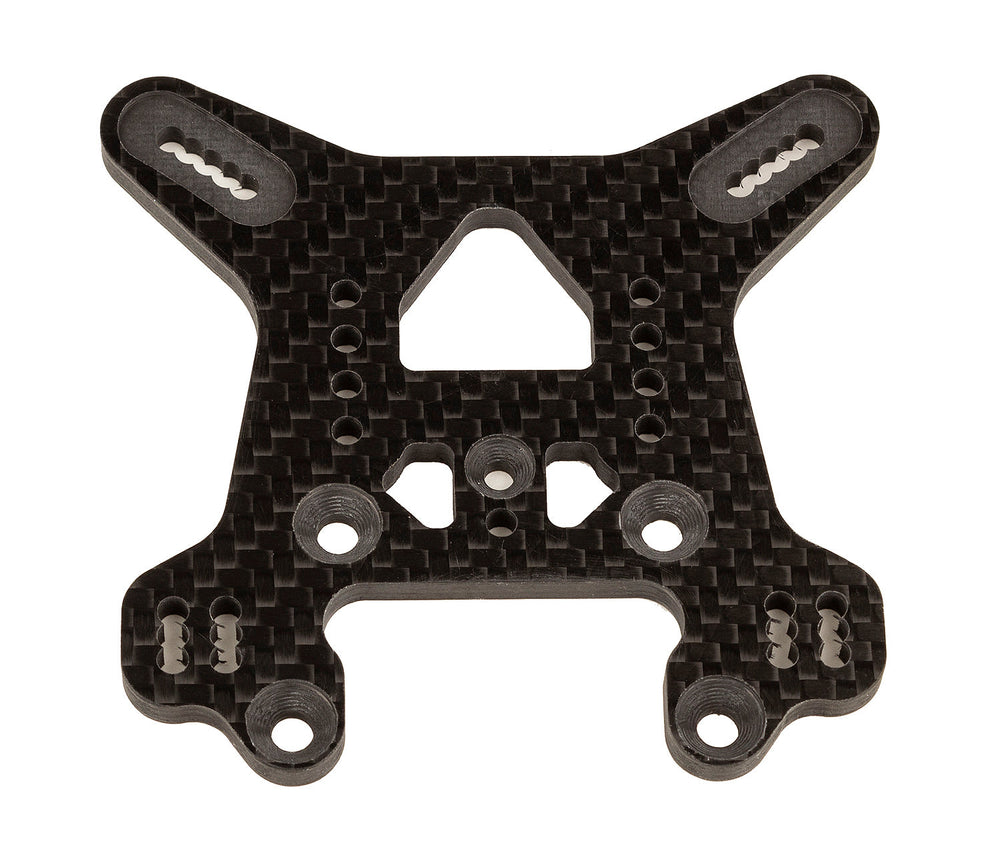 Team Associated RC8B4 FT Rear Shock Tower Carbon Fiber (ONLINE ORDER ONLY)