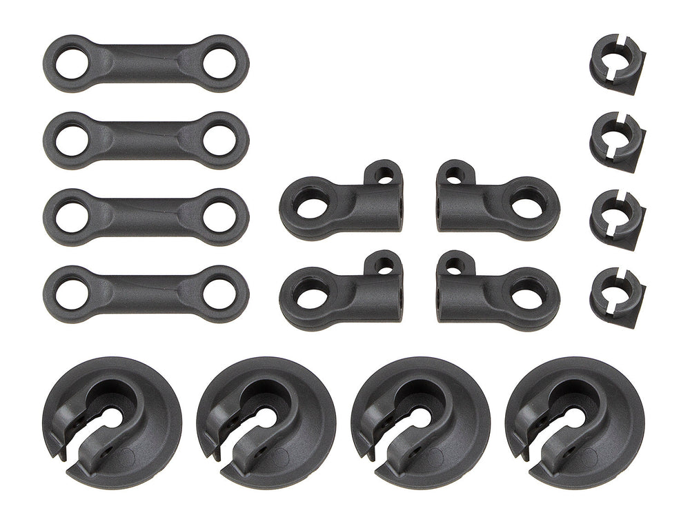 Team Associated RC8B4 Spring Cups and Shock Rod Ends (ONLINE ORDER ONLY)