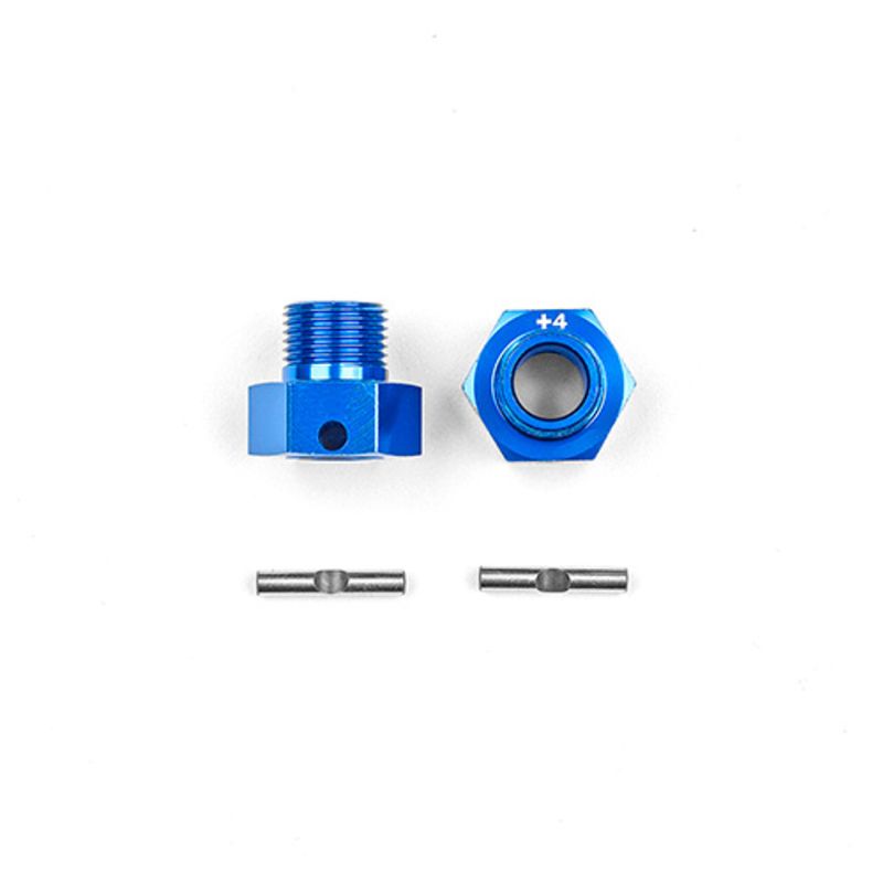 Team Associated RC8T4 FT Wheel Hexes, +4mm  81628 (ONLINE ORDER ONLY)