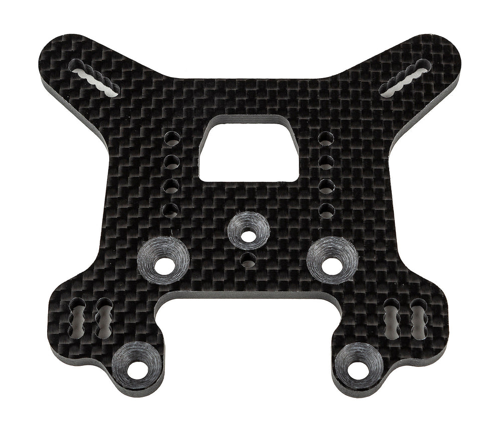 Team Associated RC8B4.1 FT Rear Shock Tower, 36.5, Carbon Fiber 81635 (ONLINE ORDER ONLY)